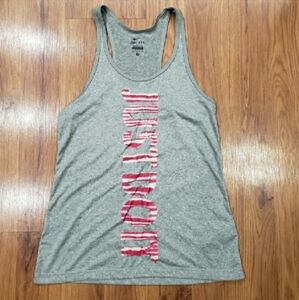 Nike Dri-Fit Gray 'Just Do It' bacon design Tank Top!